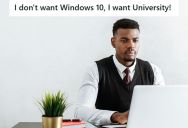 Student Wanted To Log Into Her Student Account On Her University Portal, But Kept Yelling At The IT Employee For Fixing Her Computer