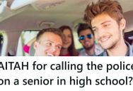 A School Aged Kid Made A Joke That Was Somewhat Threatening To His Young Daughter, So Dad Confronted Him And Reported It To The Cops