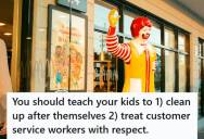 McDonald’s Shift Manager Cleaned Up A Table After A Mother Let Her Kids Leave A Huge Mess, So When She Came Back Looking For Her Lost Purse And Movie Tickets, She Told Her Exactly Which Trash Bag They Were In