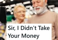 Older Customer Gave The Checkout Worker Money To Pay For His Order, But It Wasn’t Enough, So He Got Confused And Upset, Claiming That They Stole From Him