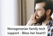 Adult Child Tries To Help Their 90-Year-Old Mom With Her iPhone Because She’s Not “Getting Things,” But She Can’t Explain What’s Wrong And Plans To Go To The Store For Help