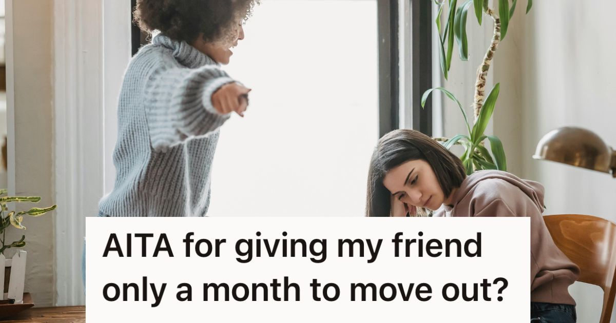 Woman scolding a sad woman at home