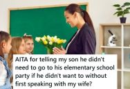 His Son Said He Didn’t Want To Go To The 5th Grade School Party, So He Said He Didn’t Have To, But Mom Already Said He Did