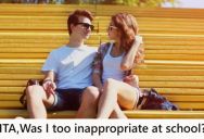A Young Couple Was Relaxing At A School Park, But A Teacher Kicked Them Out, Saying That They Were Being Inappropriate