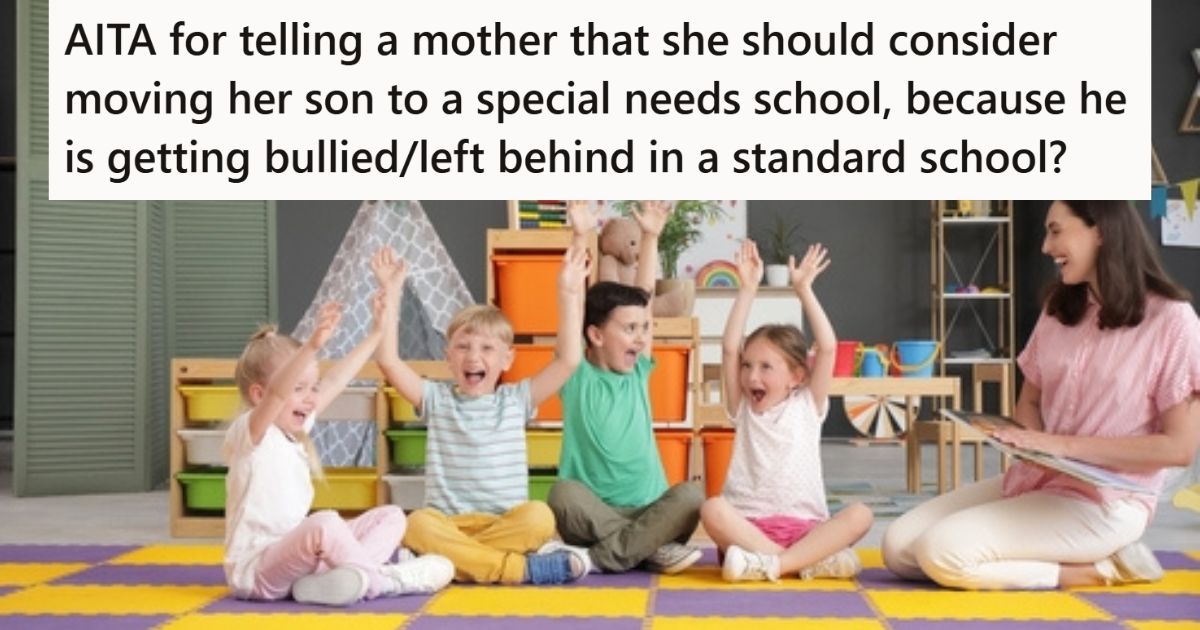 Young students at school