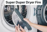 Tenant Cleans Out Dryer’s Lint Filter While Doing Laundry, But The Landlord Flips Out And Insists That The Lint Filter Shouldn’t Be Cleaned
