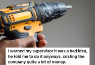 Field Technician Was Unable To Drill Through A Concrete Wall, So His Supervisor Told Him To Look For A Pre-Existing Hole