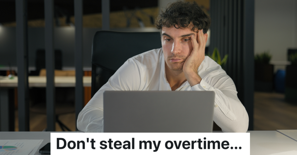 bored man looking at computer