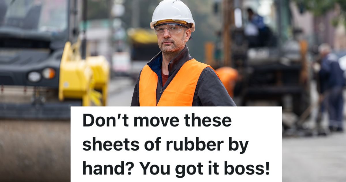 Road Construction Workers Spend Hours Waiting For A Crane Operator To Help Them, So The Boss’s Boss Has To Find A Solution