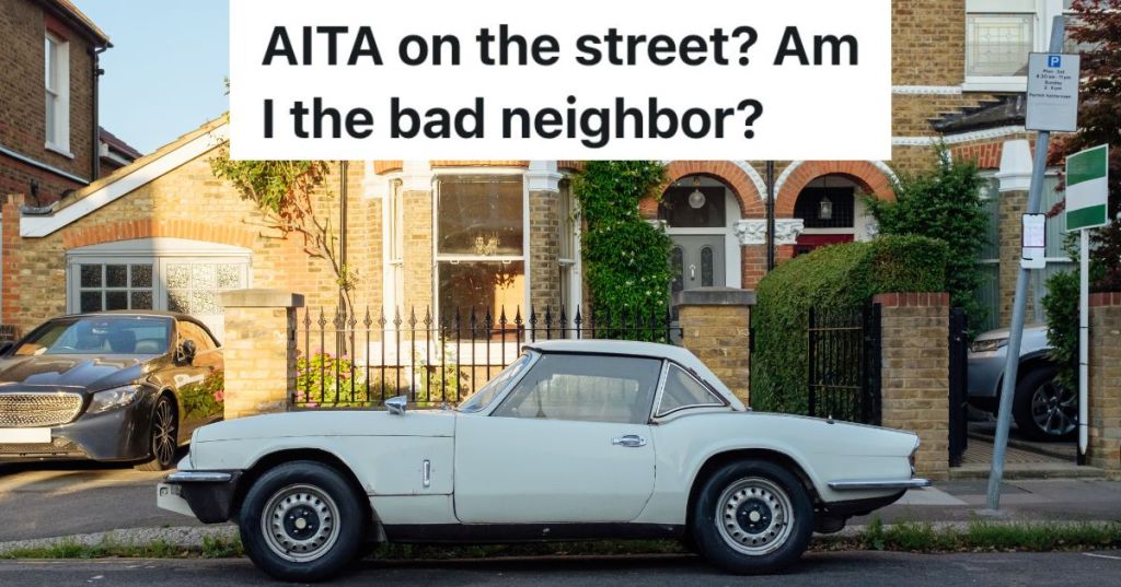 car parked on the street in front of house
