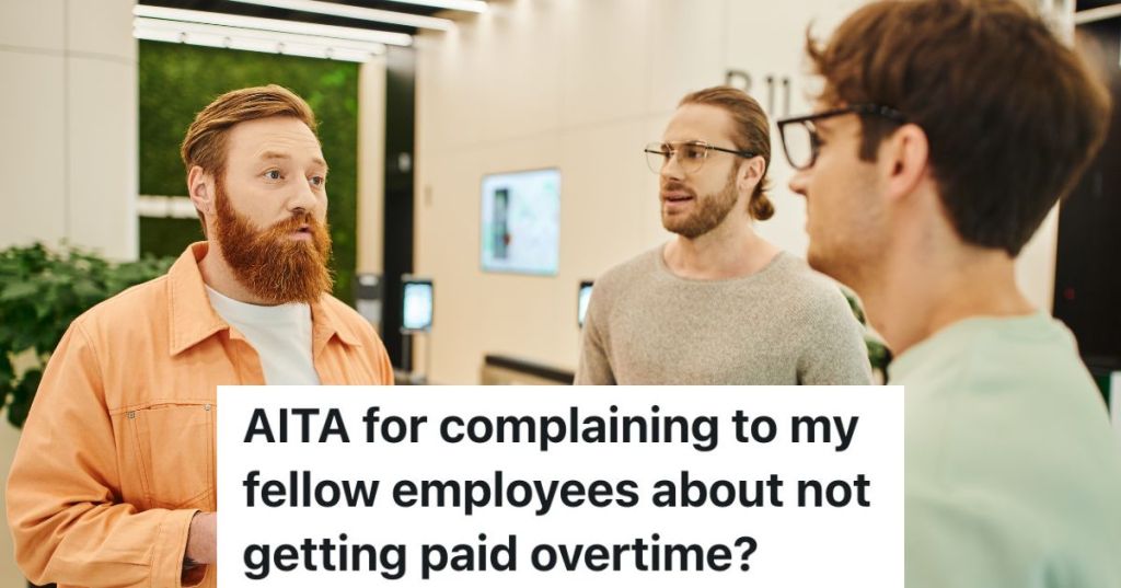 three male coworkers discussing something important