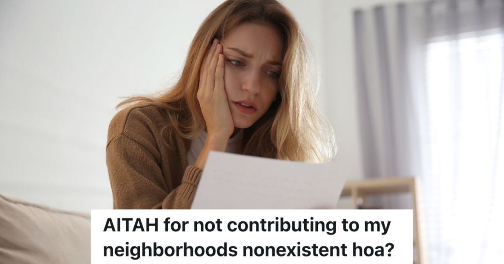 frustrated woman looking at a piece of paper