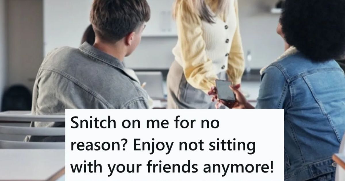 Another Student Tattled On Him For Being On His Phone, So He Watched That Kid Until He Grabbed His Phone And Returned The Favor, Getting Them Both In Trouble students with phone in class