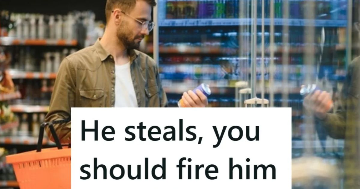 Customer looking at beer