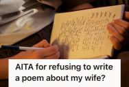 Man Wrote Random Poems In His Little Black Notebook, But His Wife Got Upset When She Learned That He Had Never Written Anything About Her