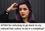 Young Woman Agreed To Be A Bridesmaid For A Relative, But She Refused To Return To Her Natural Hair Color Due To Past Trauma