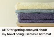 Woman Was Annoyed After Her Partner Used Her Towel As A Bathmat, But Instead Of Apologizing, He Blamed Her For Not Replacing It