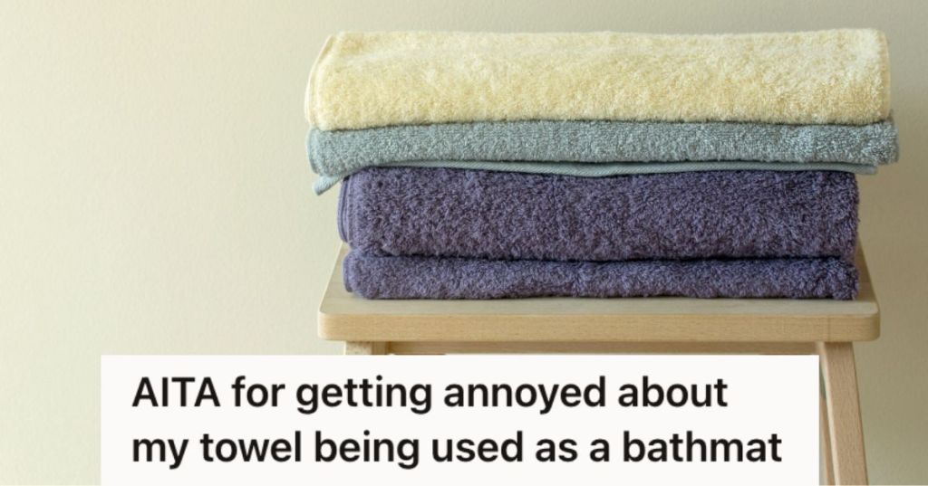 A pile of clean, folded towels