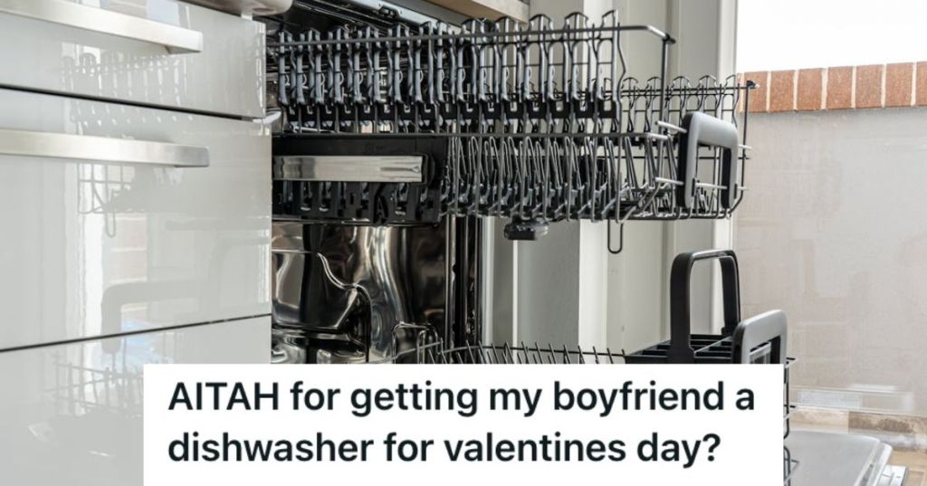 An empty dishwasher in the kitchen