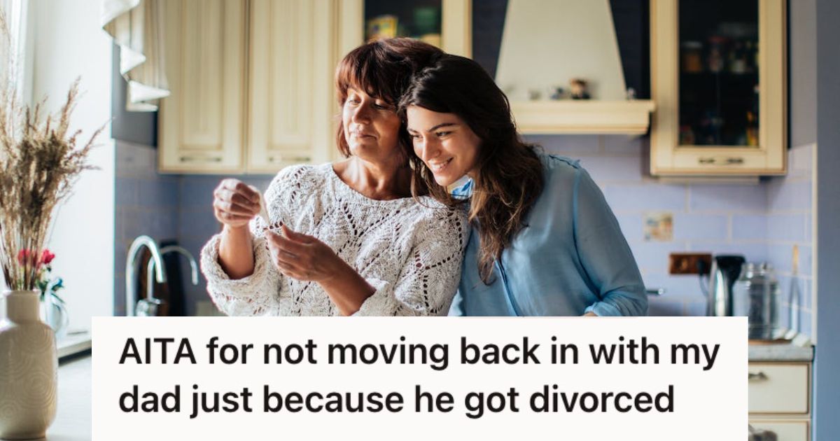 Woman and a teenage girl having a good time in the kitchen