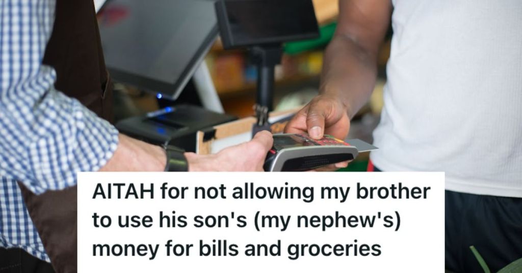 Man paying the cashier with a card