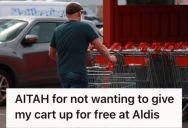 Man Refused To Give Away His Shopping Cart To Another Customer At Aldi Without A Quarter, So He Returned It And Sparked Side-Eyes In The Parking Lot