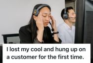 Woman Took A Call And Tried To Help An Irate Customer On The Phone, But She Finally Hung Up And Broke Down Crying After The Non-Stop Ranting