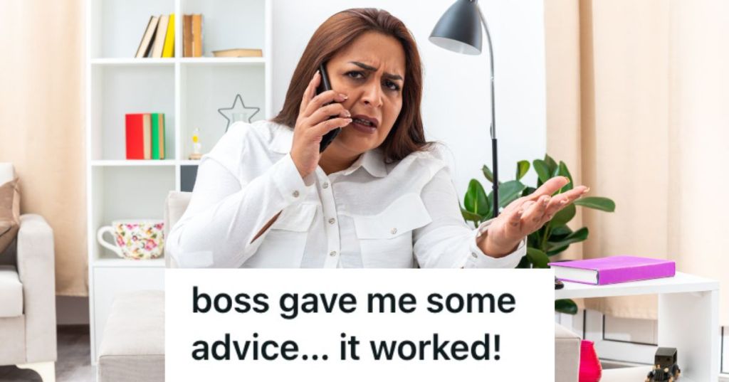 Upset woman talking on the phone