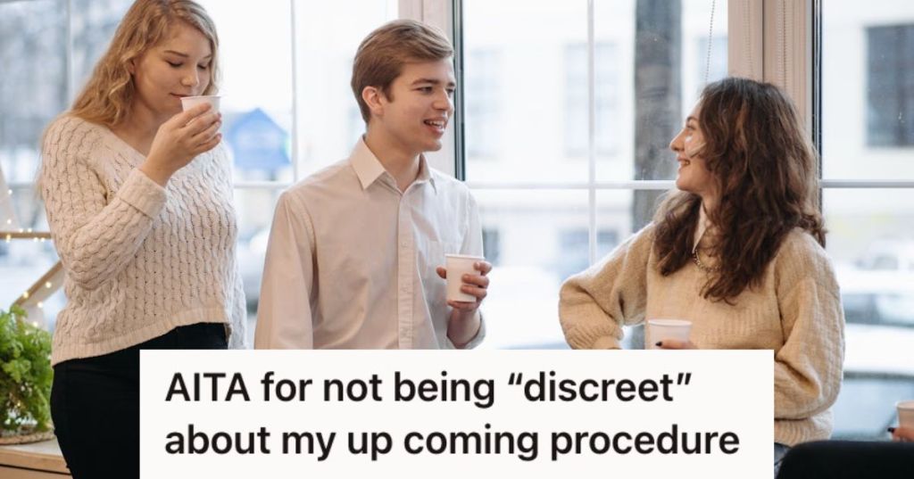 Colleagues talking with each other at the office