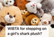 Man Kept Jokingly Stomping On His Girlfriend’s Shark Plushies, So She Got Angry And Said He Was Disrespecting Her Property