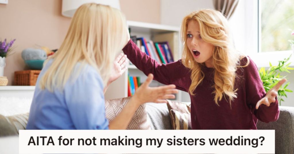 Two women arguing and doing hand gestures