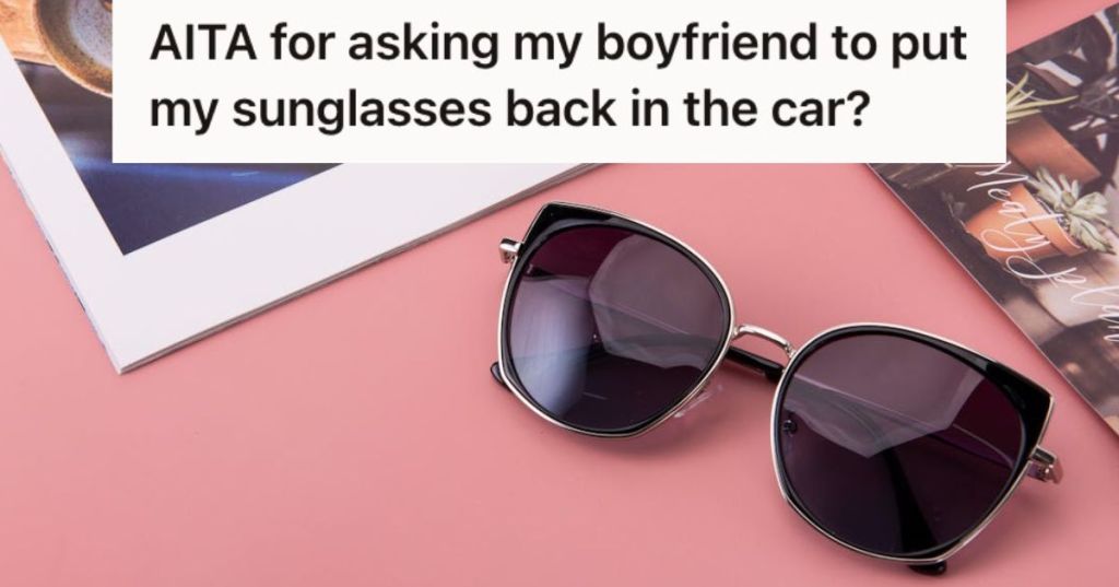 Sunglasses and magazines on the table