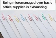 Employee Worked In An Office With Abundant Office Supplies, But His Manager Was Obsessed With Who Uses Paper Clips And Printer Paper