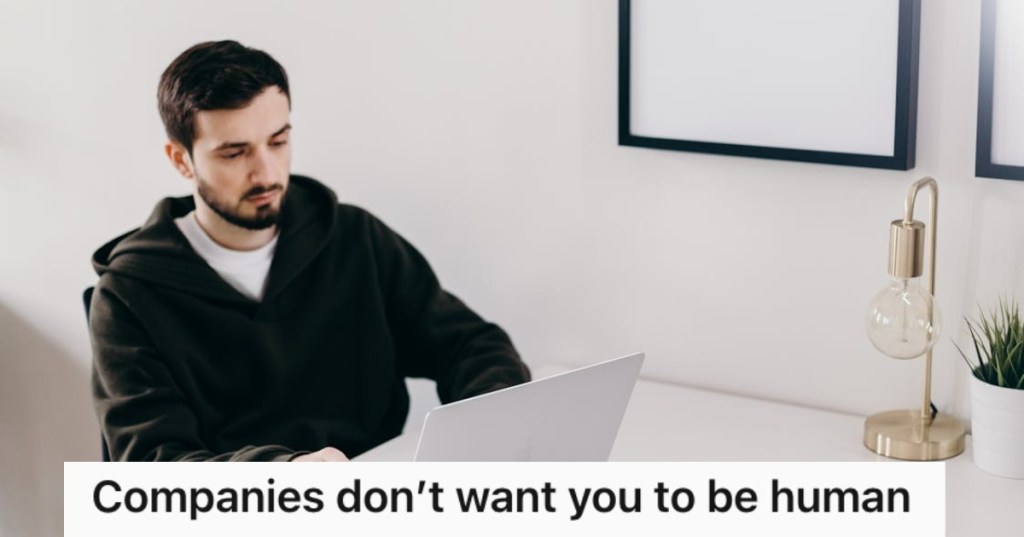 Man working seriously in the office