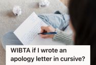 Woman Lost Her Temper At A Younger Coworker During A Stressful Shift, But She Planned To Apologize With A Letter That He Won’t Be Able To Read