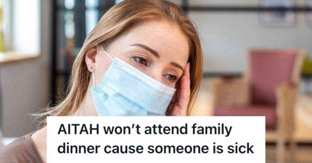 Woman wearing facemask feeling sad