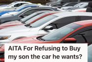 Mother Plans To Buy Her Teenage Son A Modern Car For Safety, But He Prefers An Older Model That He Could Customize