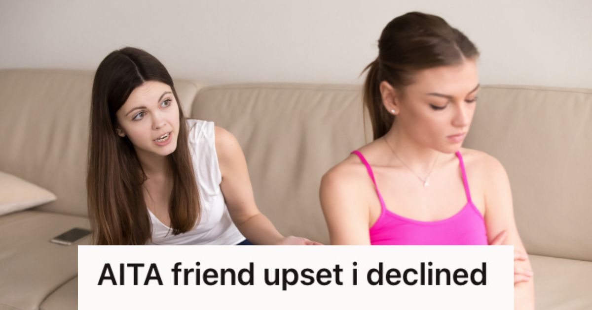 Woman Declined A Friend’s Birthday Party Invitation Due To Prior Plans, So She Was Accused Of Not Caring About Their Friendship Two young women arguing
