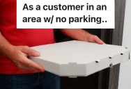 Homeowner Is Annoyed That The Pizza Delivery Guy Parks In The Middle Of The Street, But There’s Nowhere Else To Stop