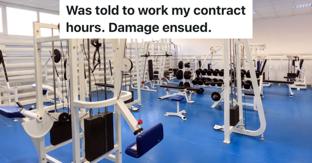 interior of athletic weight room