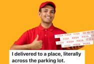 Pizza Delivery Guy Is Confused When He Sees The Address Of An Order, But It Turns Out To Be His Easiest Delivery Ever