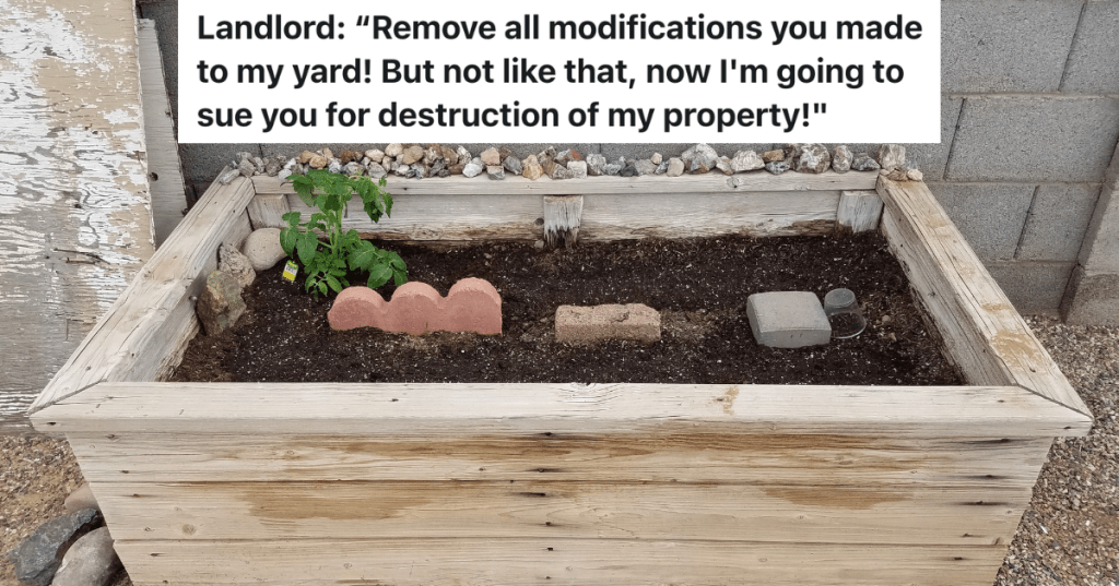 Small Raised Garden made out of wood