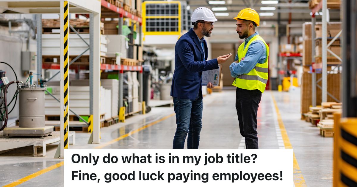 Construction Company Employee Is Told Not To Do Anything Besides Inventory, But That Means Nobody Is Getting Paid boss yelling at employee