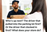New Pizza Delivery Guy Tries To Change The Rules, So All Of The Other Drivers Are Upset When The Manager Takes The New Guy’s Side