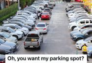 Two Friends Are About To Leave The Mall Parking Lot, But Then Two Drivers Fight Over Their Spot Until The Friends Decide To Go Back Inside The Mall