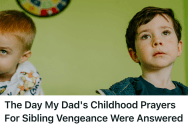 Kid Dared His Sibling To Shove A Peanut Butter Covered Slice Of Bread In His Face, So The Challenge Was Taken Literally And Things Ended In A Peanut Buttery Mess