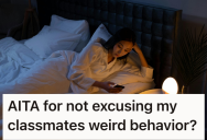 Woman Felt Uncomfortable About A “Socially Awkward” Male Classmate Texting Her, So She Blew Up At Him And Told Him They Aren’t Friends
