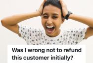 Restaurant Cashier Refuses Request For Extra Chicken As A Substitute, But When The Customer Throws A Tantrum, The Manager Placates Her With A Refund