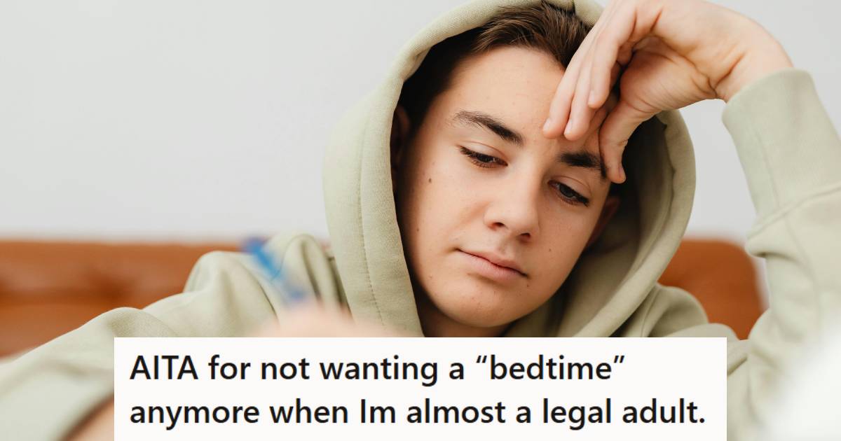 Seventeen-year-old boy upset about his parent's rules