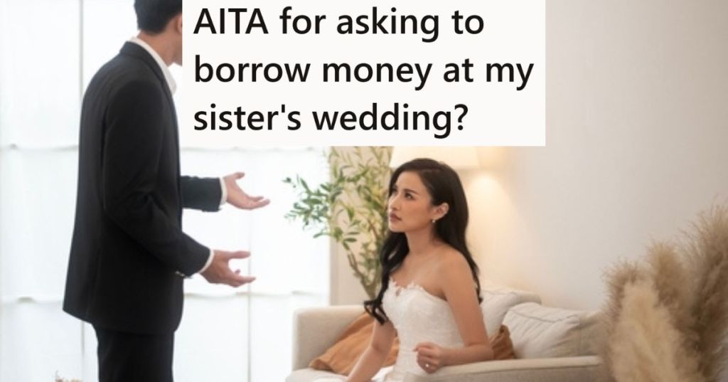 Upset woman at wedding
